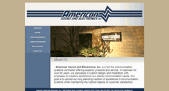 Desktop Screenshot of americansound.cc